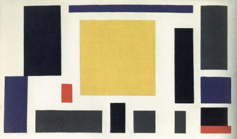 Theo van Doesburg composition vlll (the cow) France oil painting art